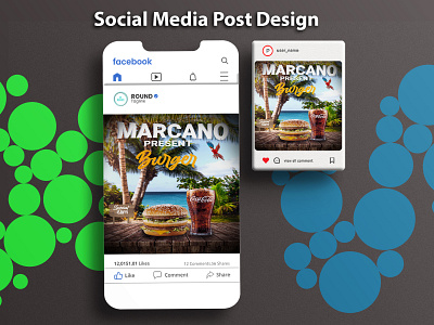 Social Media Manuplation creative facebook food food manuplation instagram latest post design social media post