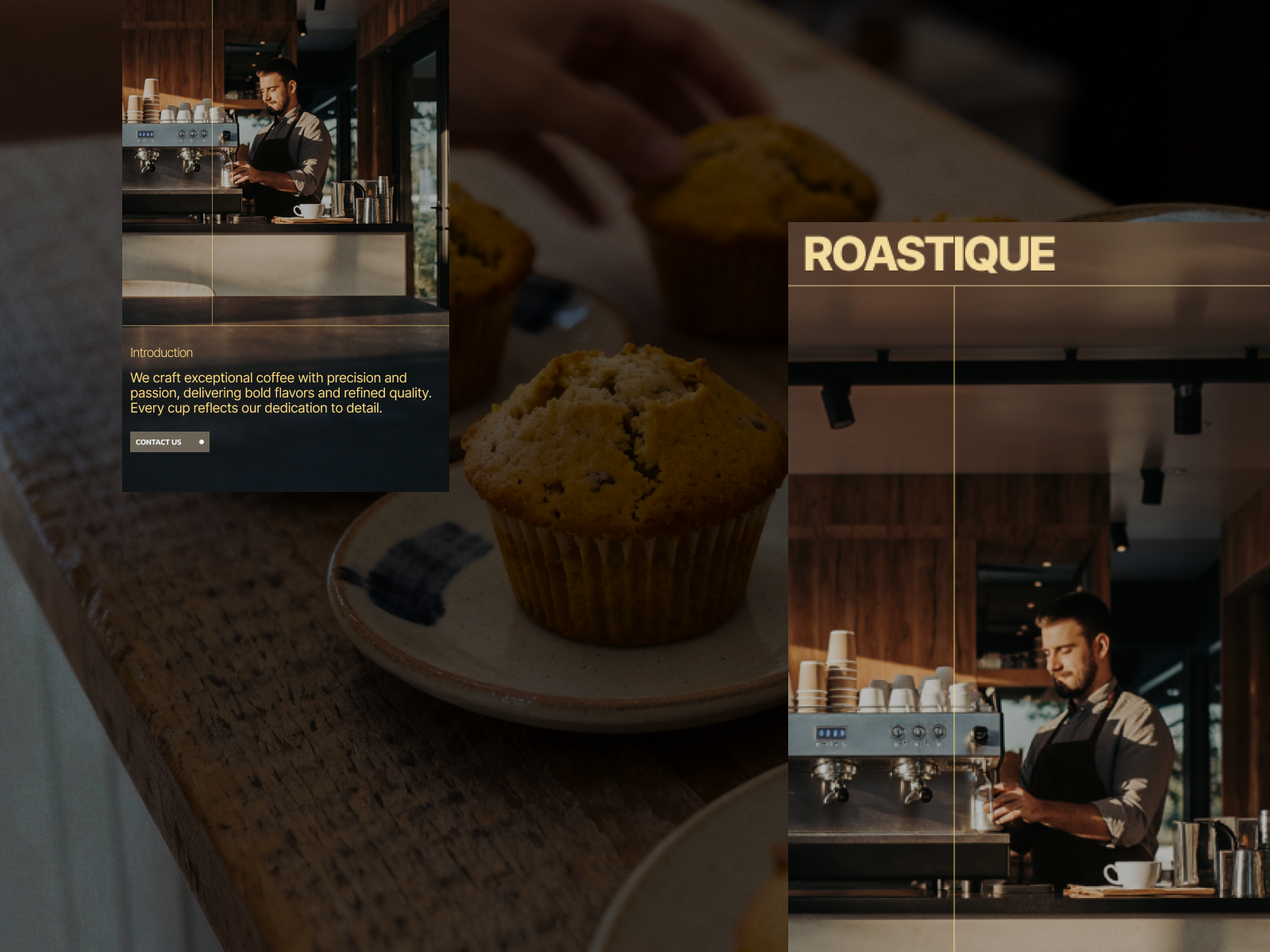 Food & Beverage Web Design animation beverage branding food food beverage graphic design logo motion graphics ui web design web dev website