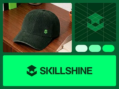 SKILLSHINE LOGO & BRANDIN 3d animation bold branding bold logo branding graphic design modern branding modern logo motion graphics timeless branding timeless logo ui unimark unique logo