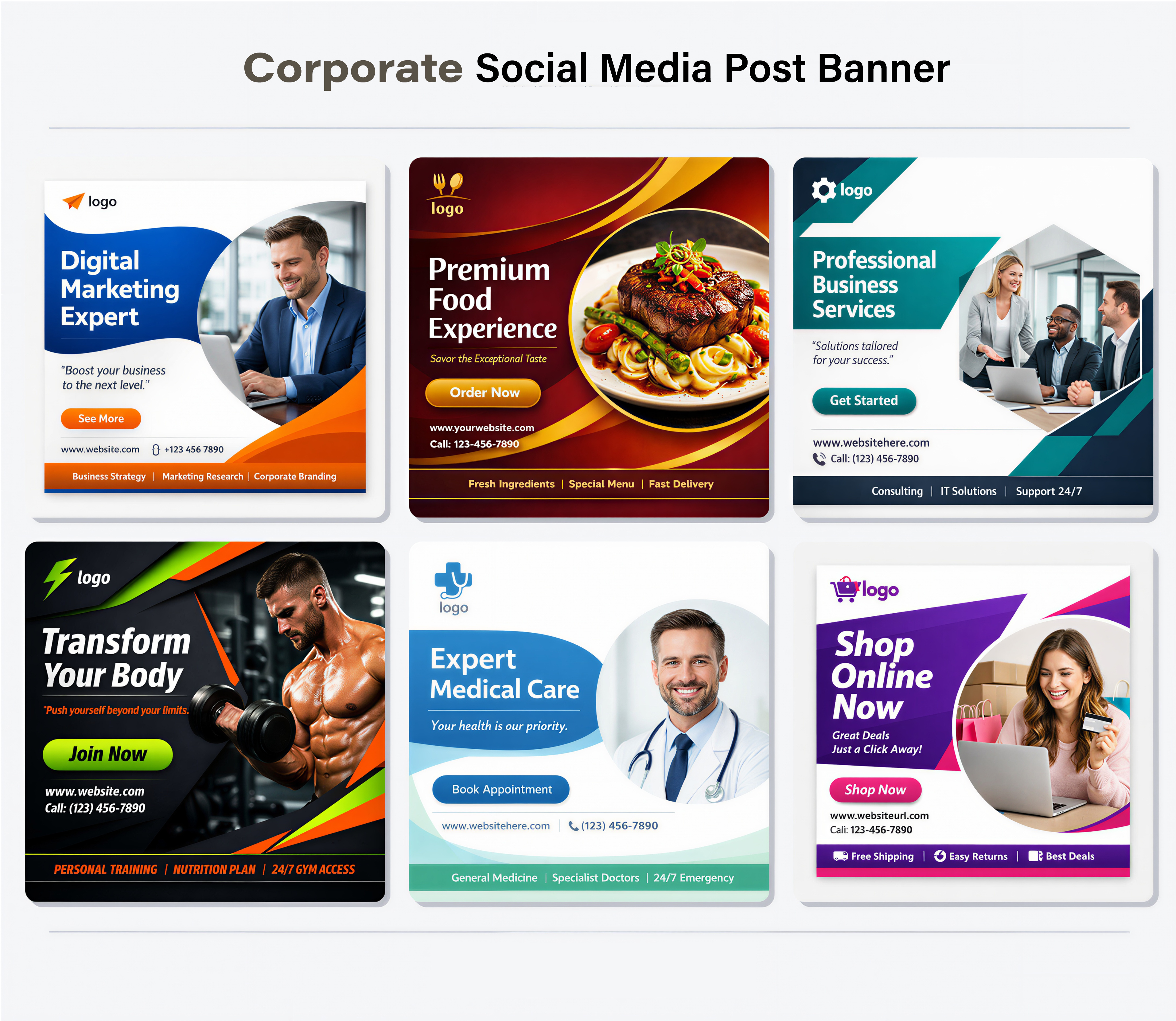 Example of 🚀 Modern Social Media Post Designs