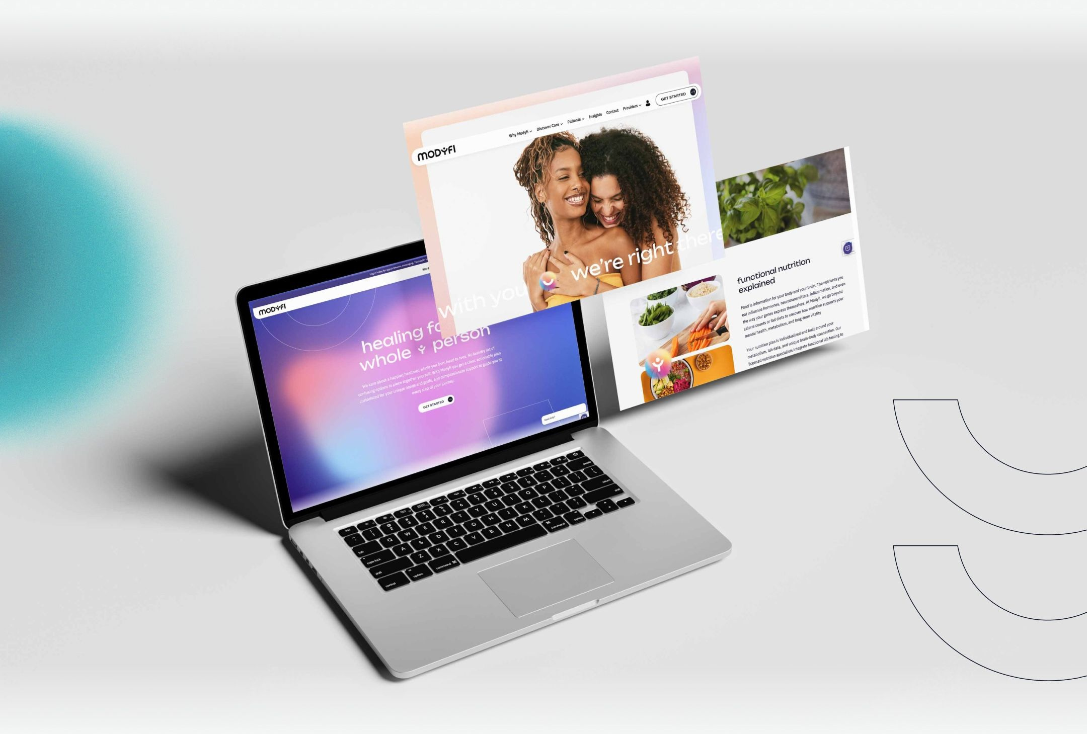 Example of Modyfi Health // Branding & Digital Experience