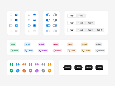 Design system assets atomic design component design system library product design ui ui design ux visual design