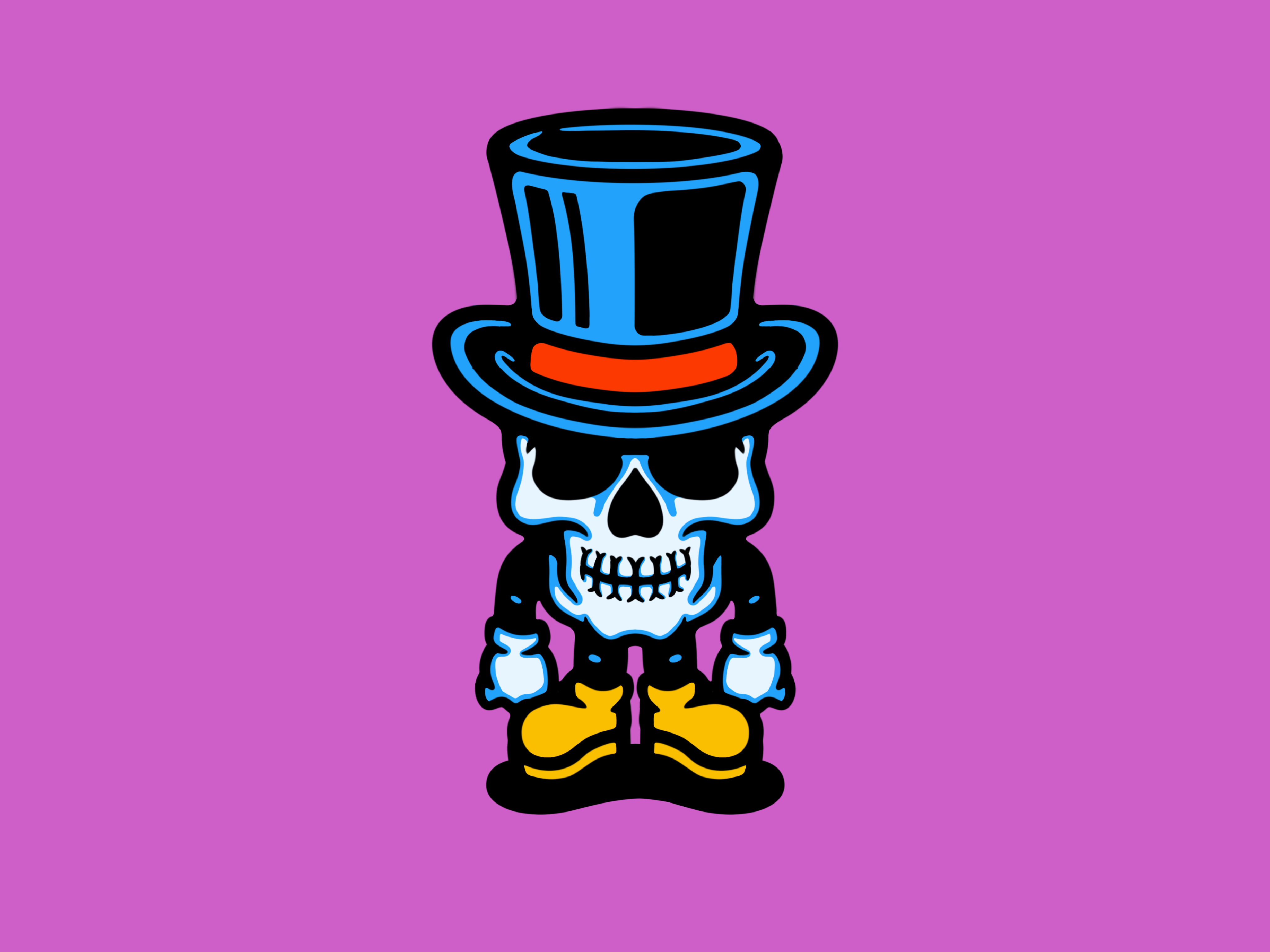 Skull Mascot animation apparel badge brand branding design illustration logo logo design skull