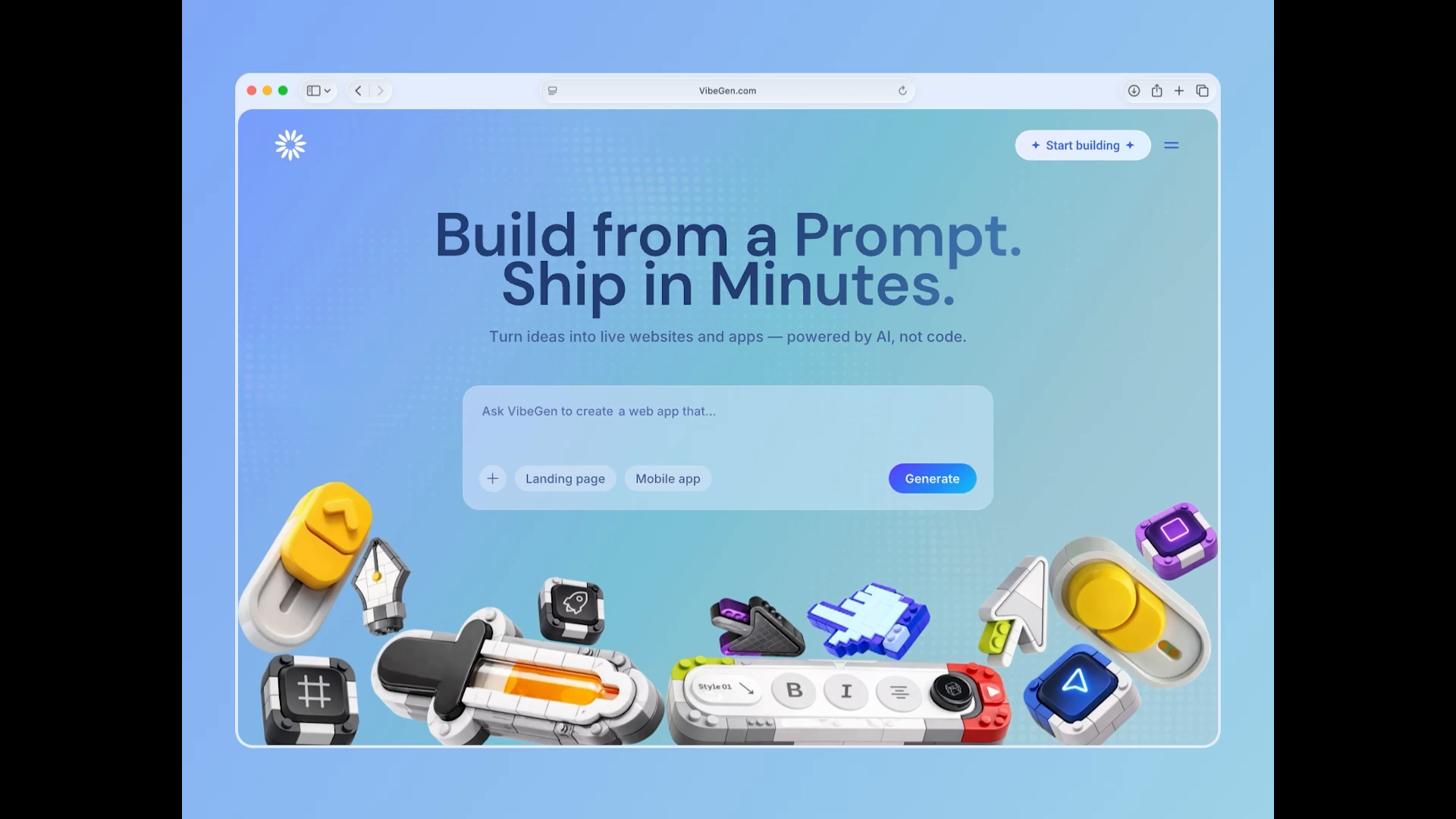 VibeGen — Generative AI tool ⚡🤖