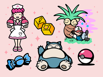 Pokémon Sticker Sheet