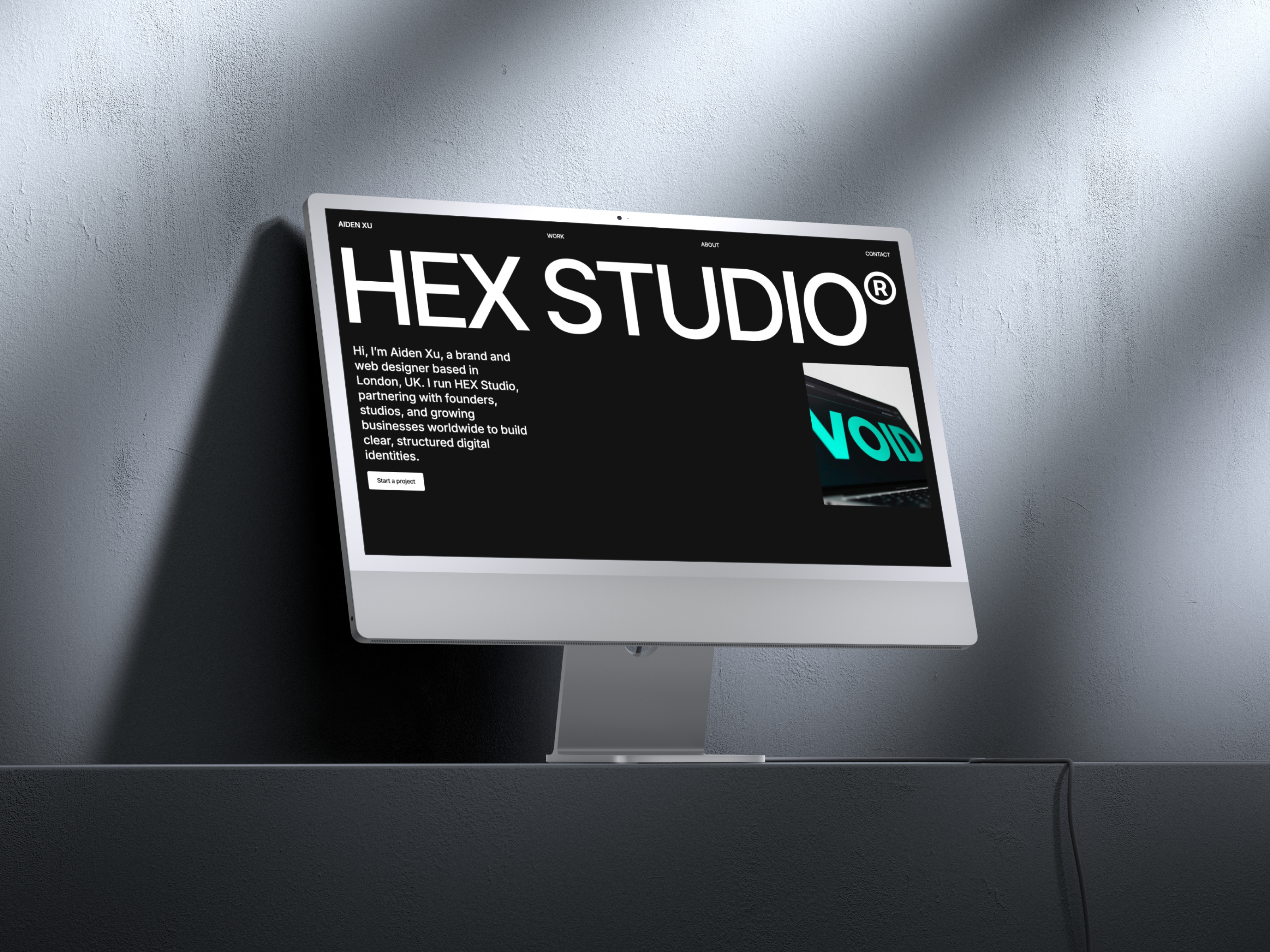 HexStudio - Carrd Studio Template
