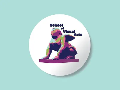 Museum and School Sticker Design adobe adobe illustrator color design graphic design illustration mockup sticker sticker design vector