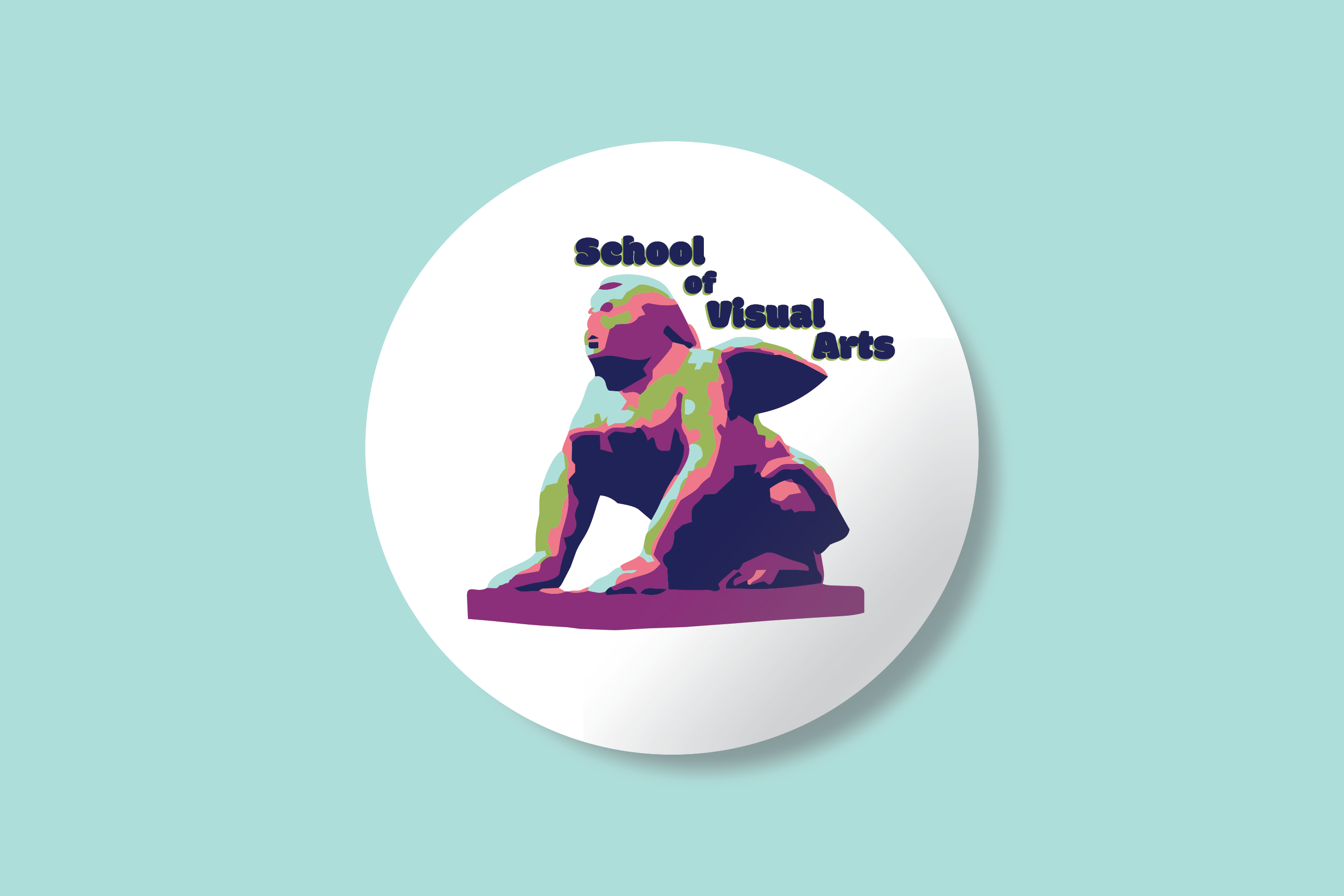 Museum and School Sticker Design