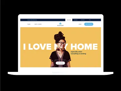 Super Re-Branding branding figma graphic design rebranding ui web design