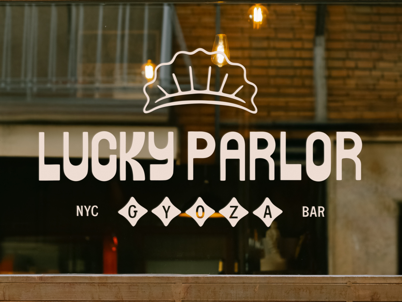 Brand Identity for Gyoza Bar in New York - Lucky Parlor