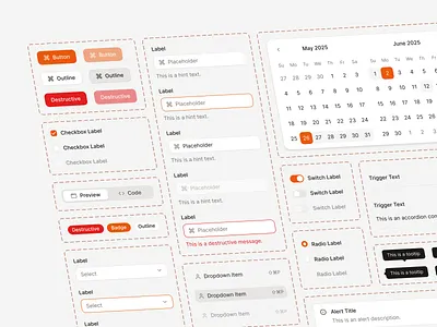 Brand Guidelines Style Guide brand guidelines branding buttons calendar cards componentlibrary components dashboad design designsystem profile styleguide uiux userexperience webdesign