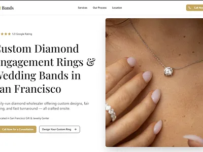 a Premium website for your jewelry brand 3d animation graphic design jewelry motion graphics ui