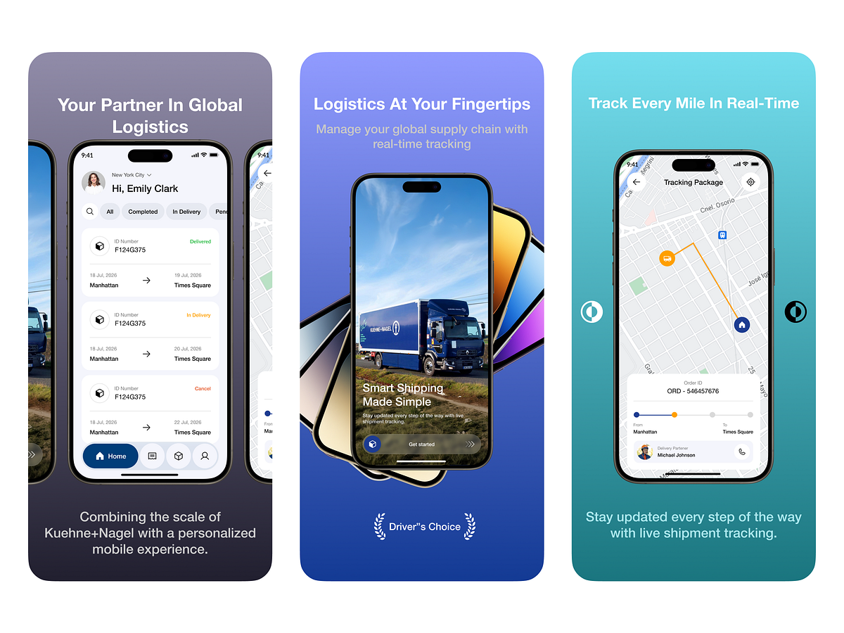 Global Flow | Logistics App Interface Design