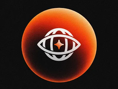 Globe - Eye - Sparkle - Ai Logo Design business creative logo design earth eye logo futuristic geometric gis icon inshight line logo logotype modern logo saas software logo sparkle star tech world