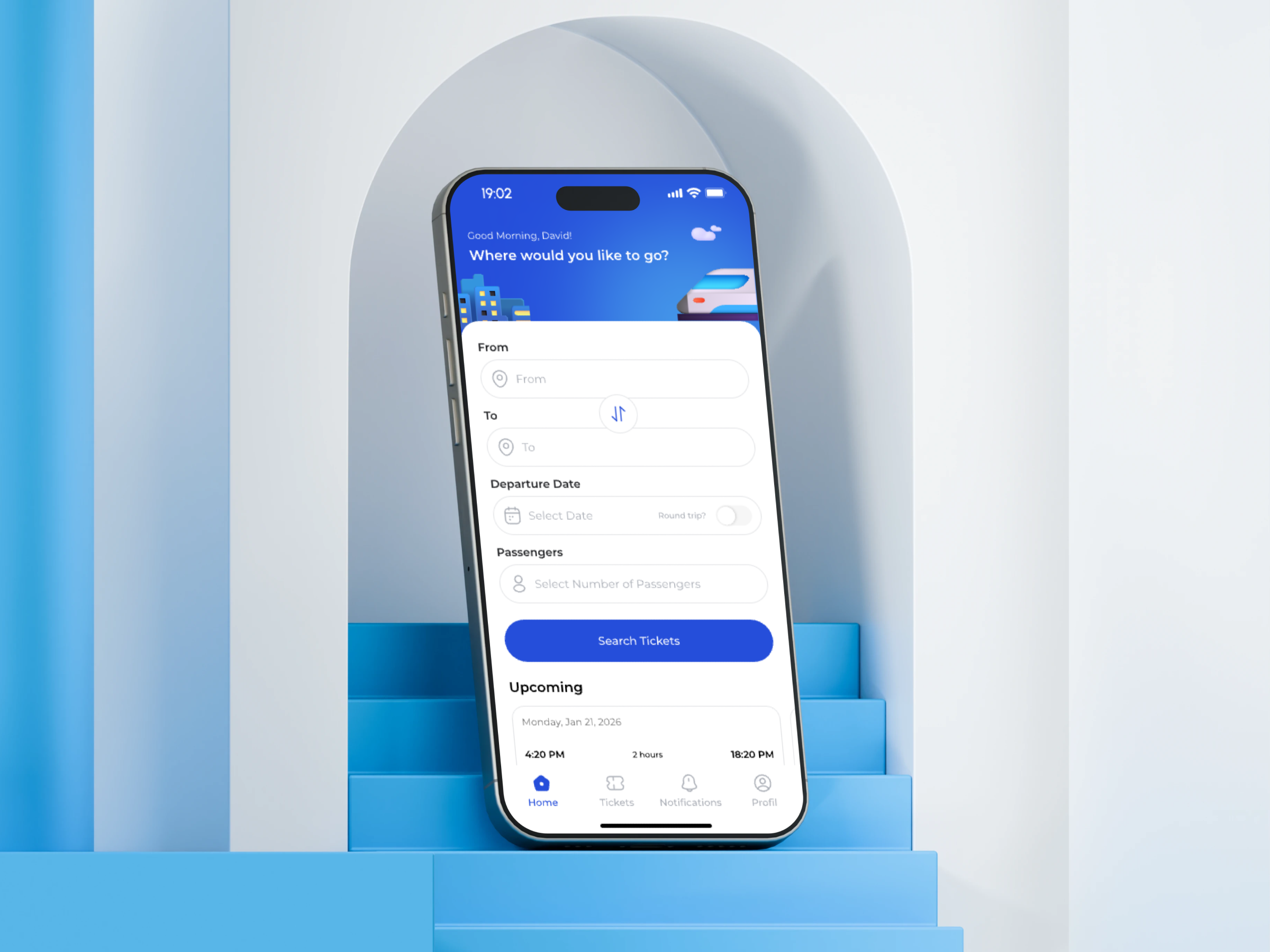 Raily - Ticket Booking Mobile App booking mobile app mobile app design mobile design scalixa studio ticket train ui design ux design