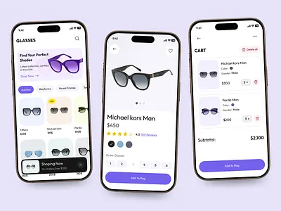 LuxLens – Designer Sunglasses Store App artificial intelligence augmented reality ecommerce app eyeglasses eyewear e commerce fashion retail app glasses luxuryeyewear mobile app mobile app design online shop quantity stepper shopping app shopping mobile app sports sunglass sunglass sunglass shop sunglass shopping app trending virtual reality