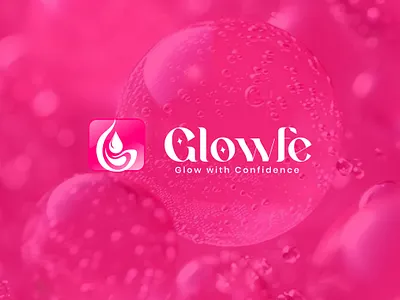 GLOWFE — Skincare brand identity