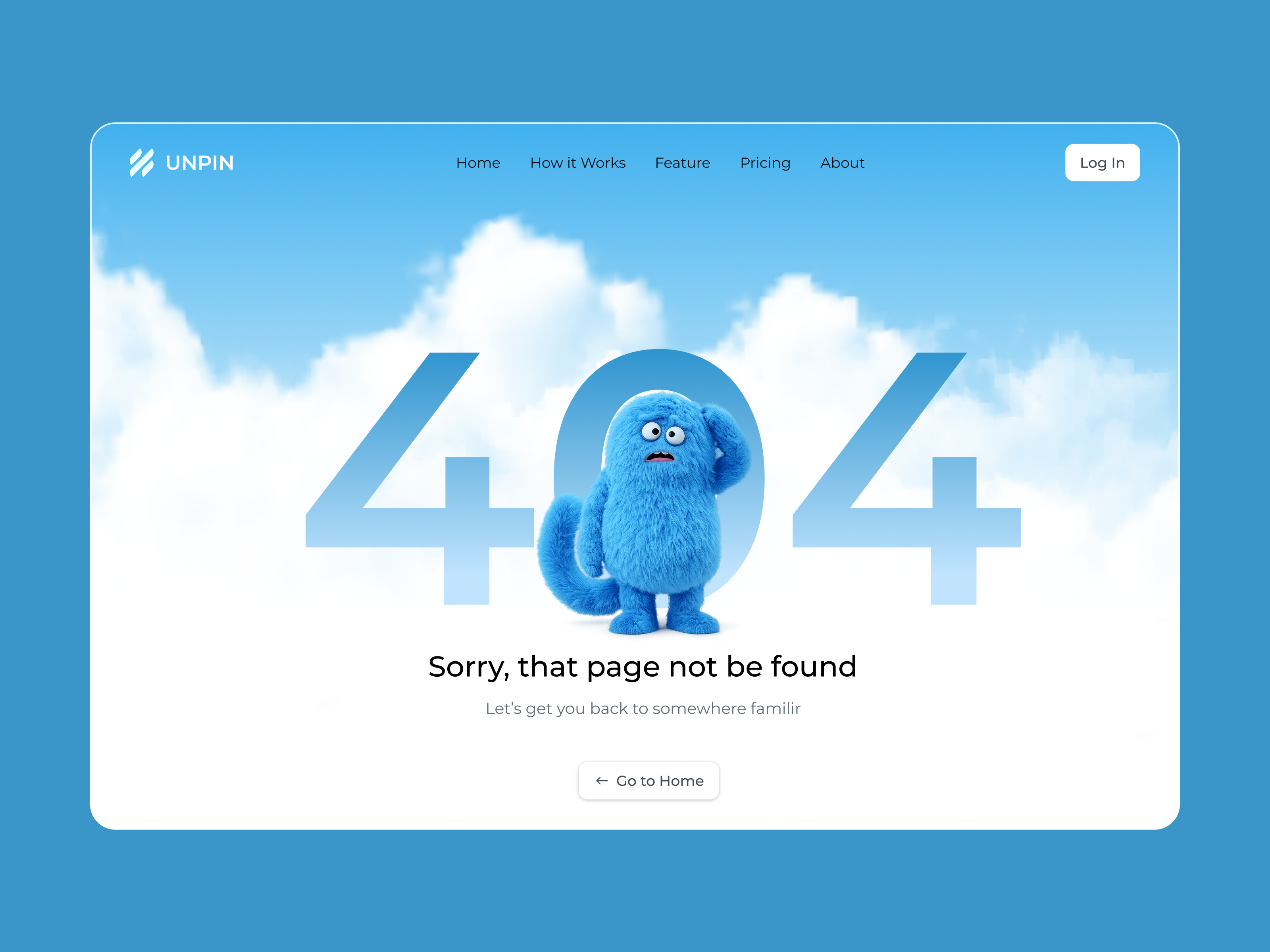 UNPIN-404 Page Concept 404 404 page 404 page error 404 page landing page ai landing page ai powerd animation finance finance landing page fintech fintech landing landing page ui web page