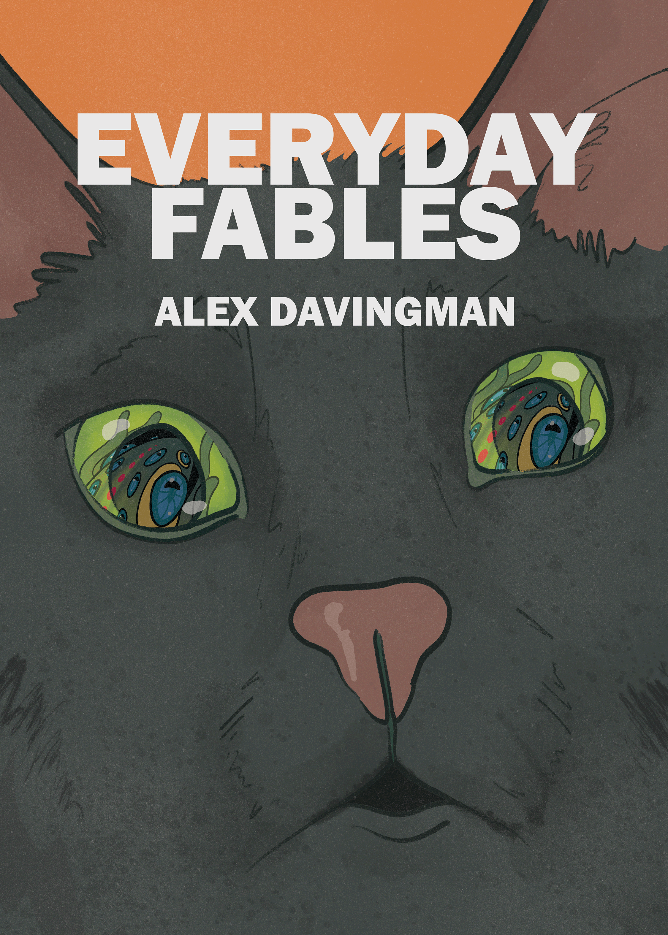 Everyday Fables book cover comic graphic design graphic novel illustration