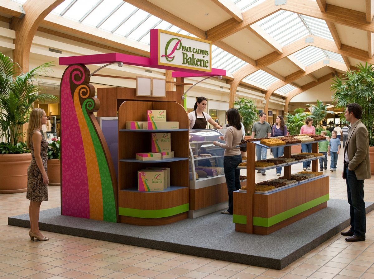 Example of Flagship Kiosk Design (4x4m To 5x5m)