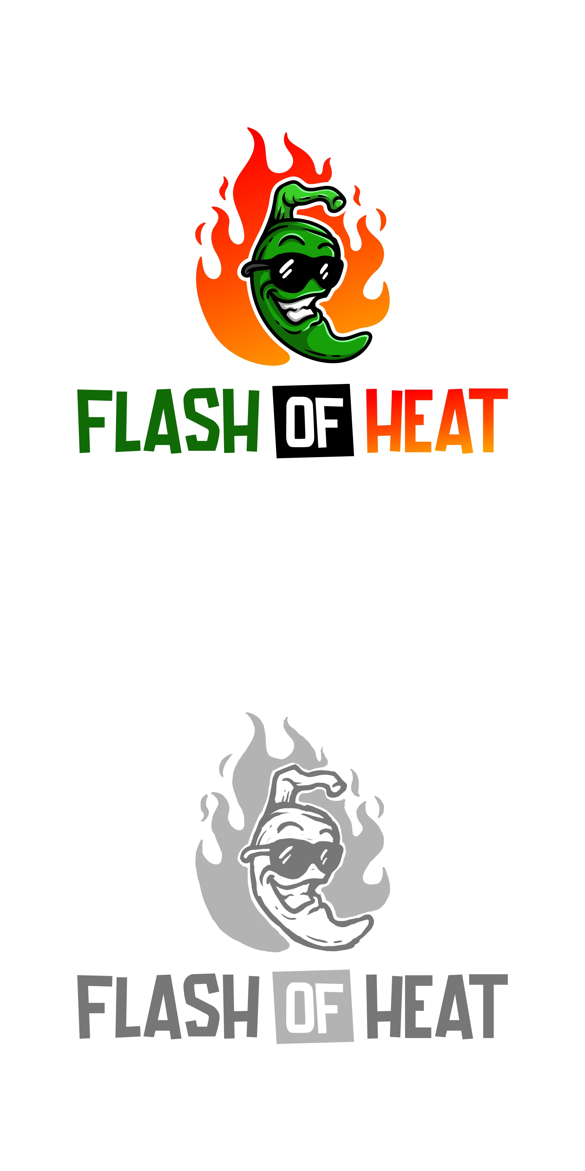 Design Project - Flash of Heat 3d animation branding business cartoon chilli design food graphic design hot illustration isolated logo motion graphics spices spicy ui vector white