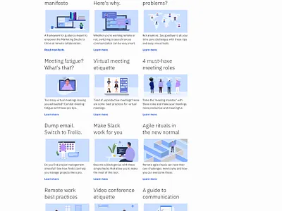 Collaboration Hub - Web portal (Remote working best practices) design language graphic design ui user experience ux web design web portal