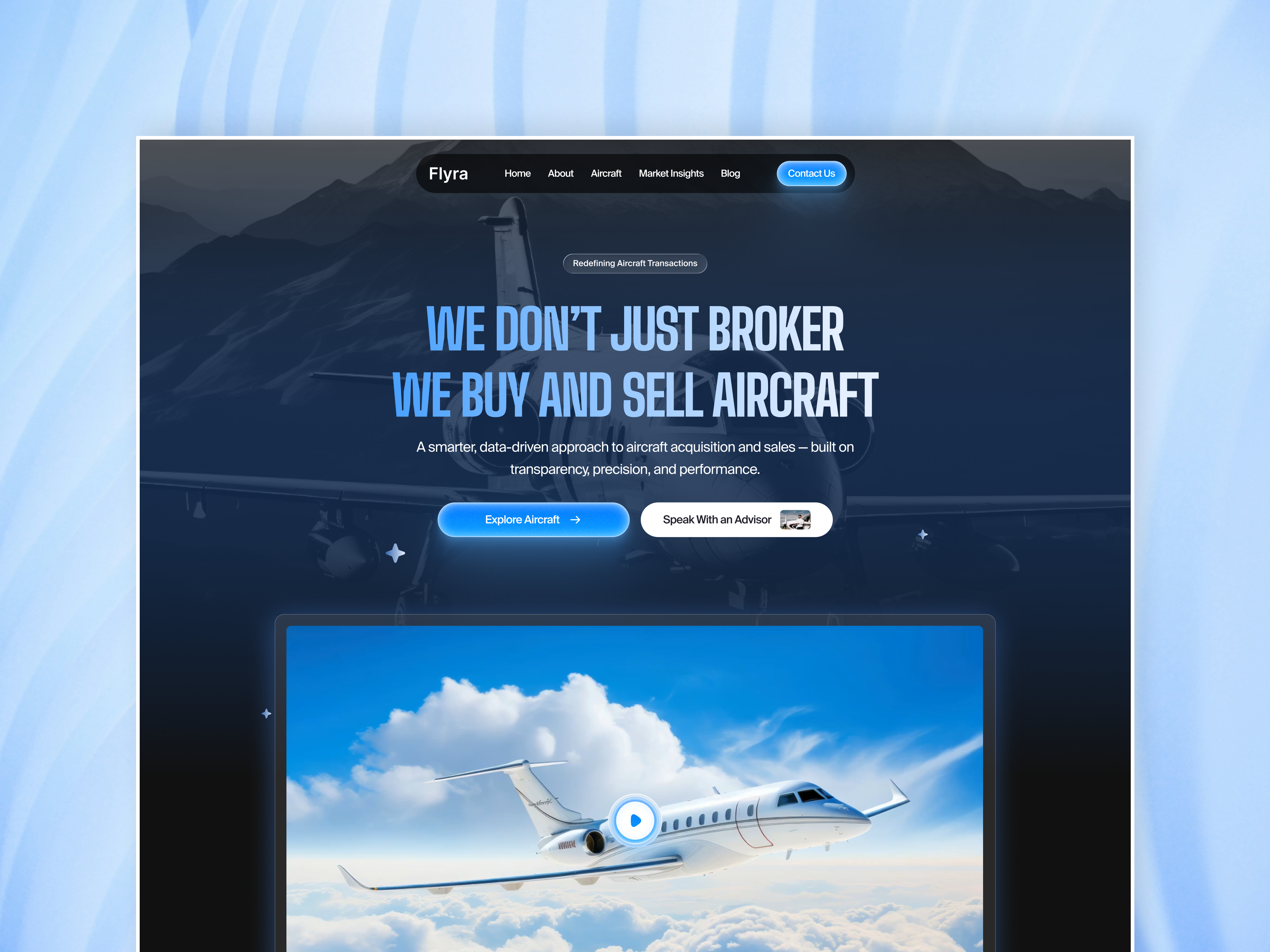 Example of Premium UI/UX Website Design