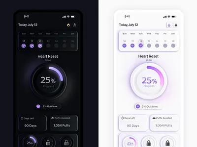 Breathr iOS — 3D Immersive UI for a Gen Z Wellness App 3d ui app interface blender 3d dark mode gen z design health app immersive ui ios app light mode mobile design motion ui product design ui design ux design wellness app