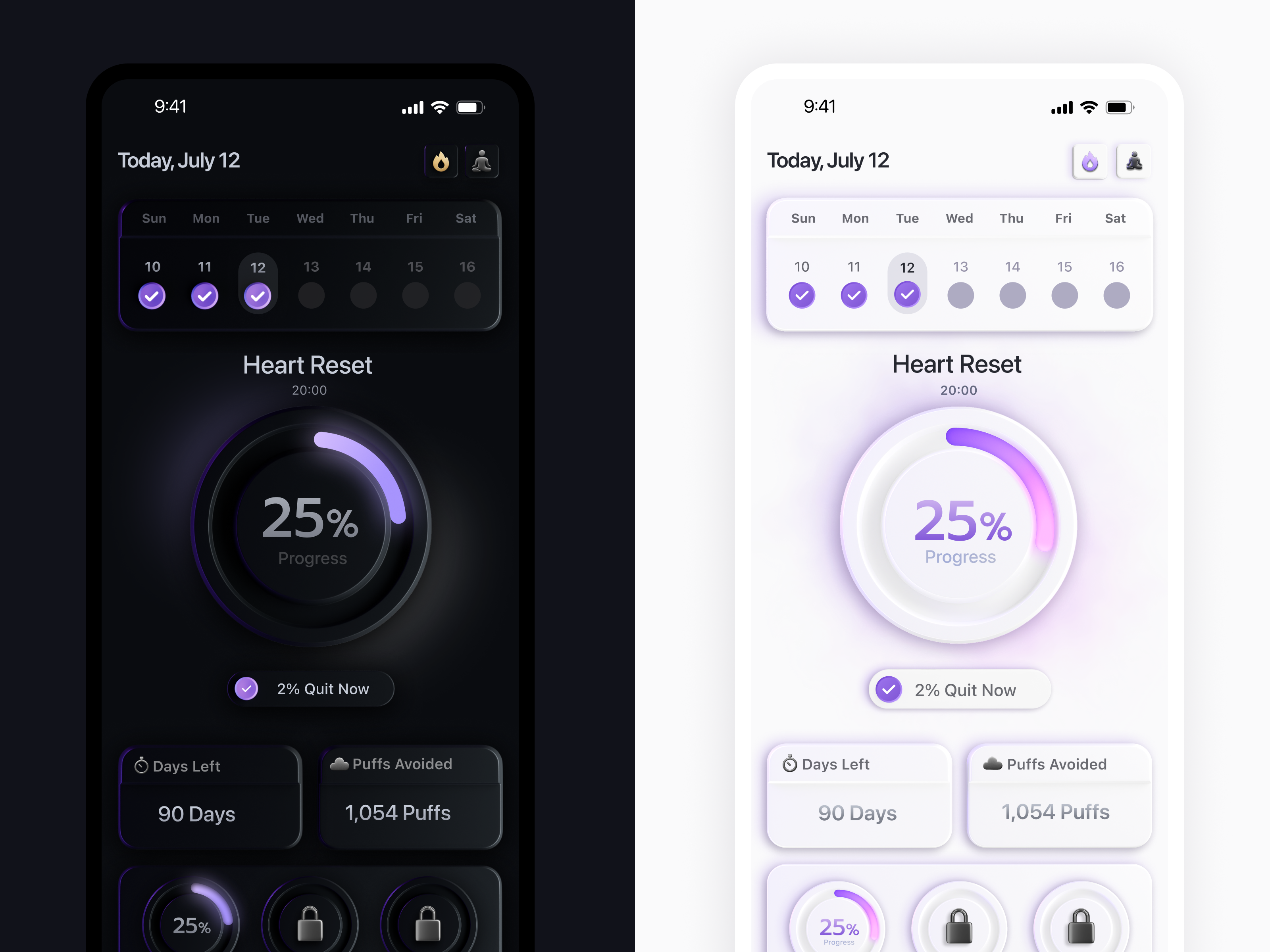 Breathr iOS — 3D Immersive UI for a Gen Z Wellness App