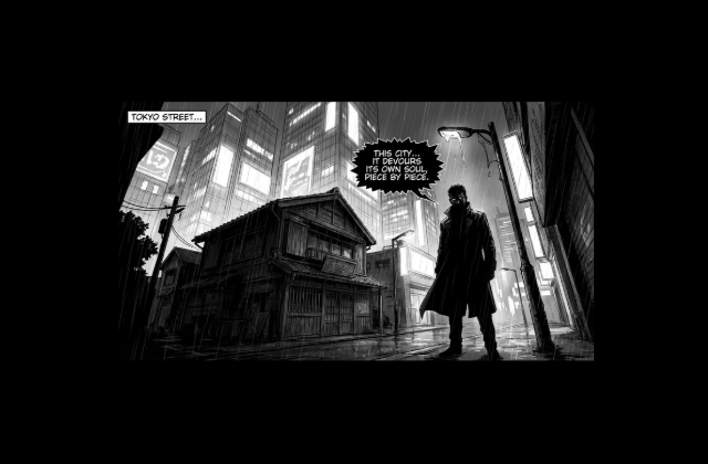 Shadows of Silence : Japanese Noir Detective — Manga Film Frames aiart casestudy cinematicart conceptart design digitalillustration dribbble dribbblecommunity hybridcreativity mangadesign noirstyle storyboard visualdesign
