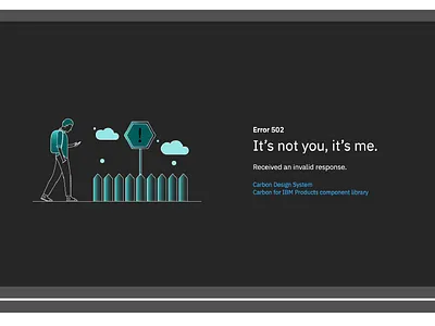 Carbon system Illustrations - HTTP error illustrations graphic design http error illustration ibm product illustrations ibm software illustrations ui