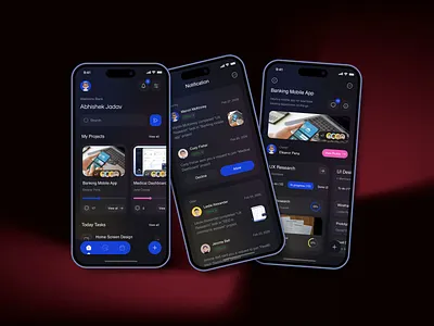 🚀 TaskFlow Pro – Smart Project Management App UI appuidesign collaborationapp creativeappui crossplatformapp darkui dashboardui digitalproductdesign enterpriseapp mobileappui modernappinterface productivityapp projectmanagementapp responsiveappdesign saasapp taskmanagement userexperiencedesign workflowapp
