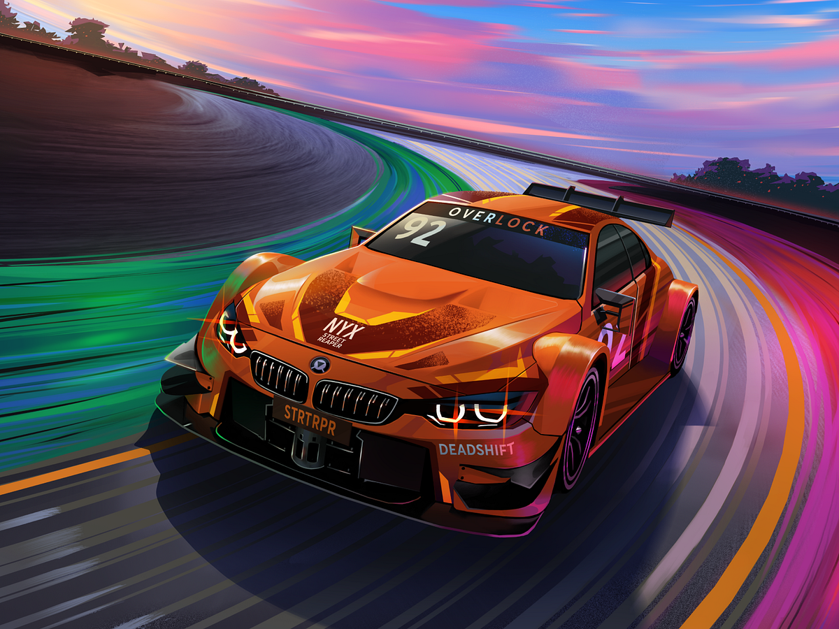 Overlock 92 - Car Racing Illustration