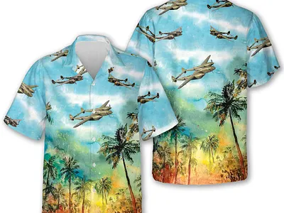 Hawaiian Shirt 3d graphic design photoshop