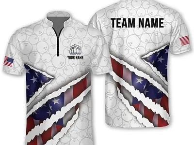 Bowling Jersey Shirt 3d graphic design photoshop