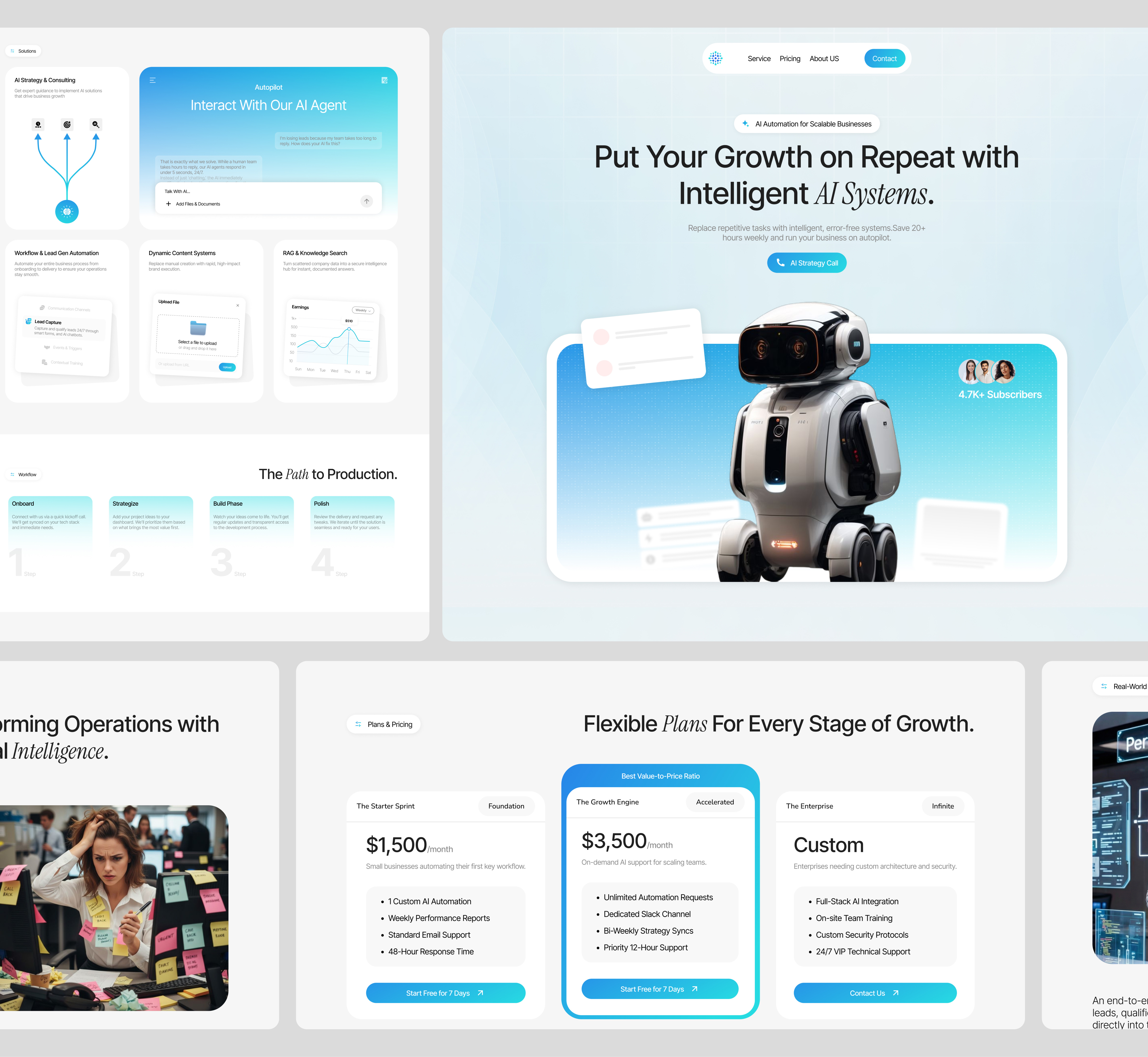 Example of Landing Page Design – UX/UI