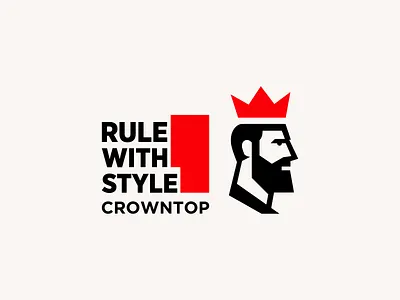 CROWNTOP — Rule With Style behanceportfolio boldtypography brandidentity creativeexecution crownlogo dribbbleshowcase instagramdesign linkedinbranding logodesign luxurybranding minimallogo moderndesign redaccent