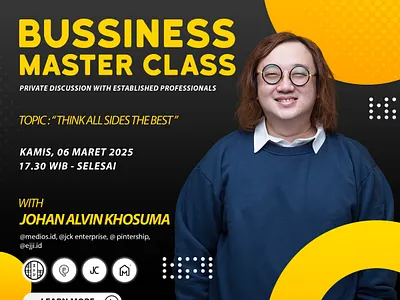Bussiness Masterclass Feed branding feed graphic design webinar