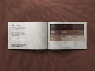 Color Palette for Quiet Luxury Branding beige brand guidelines brand identity branding brown clean color palette editorial minimal print design quiet luxury visual identity