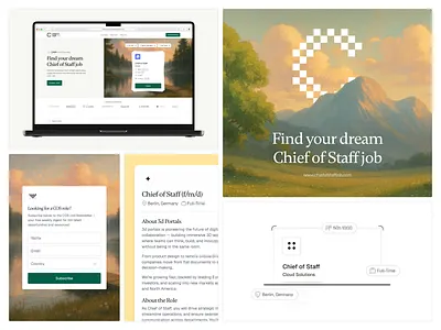 Chief Of Staff | Job Board | Website Design and Development branding graphic design ui