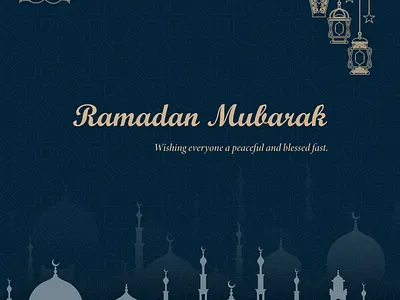 Ramadan Mubarak Card Design 🌙✨ creative digital illustration dribble elegant festive festive design graphic design greeting card islamic art islamic pattern mandala mosque design ramadan ramadan 2026 ramadan 2027 ramadan design ui design visual design