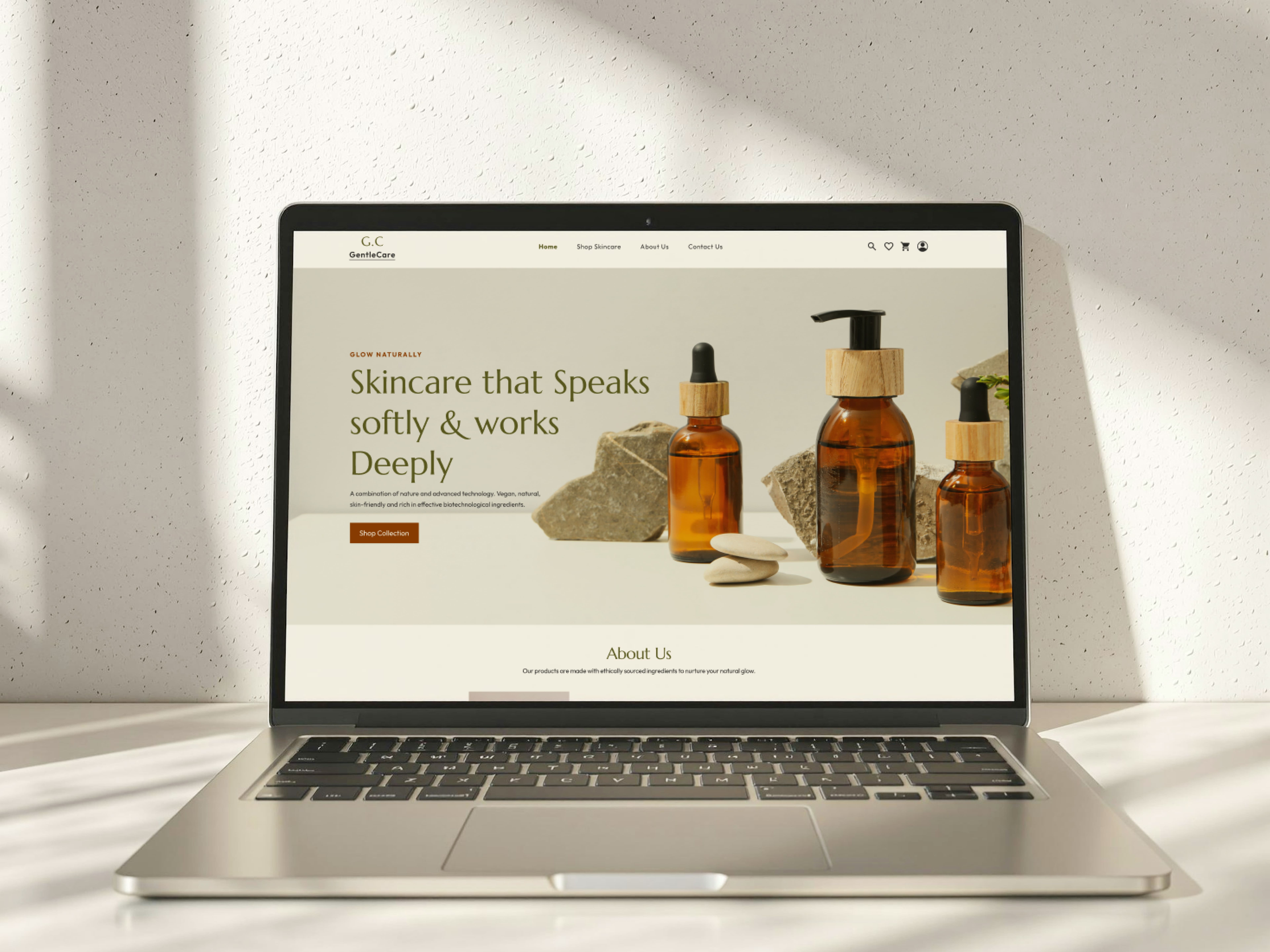 Skincare Website Design beauty website branding design inspiration skincare skincare website ui ui ux designs ux