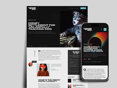 Companies Behaving Badly article blog branding dark design details gritty messages news post responsive typography ui ux