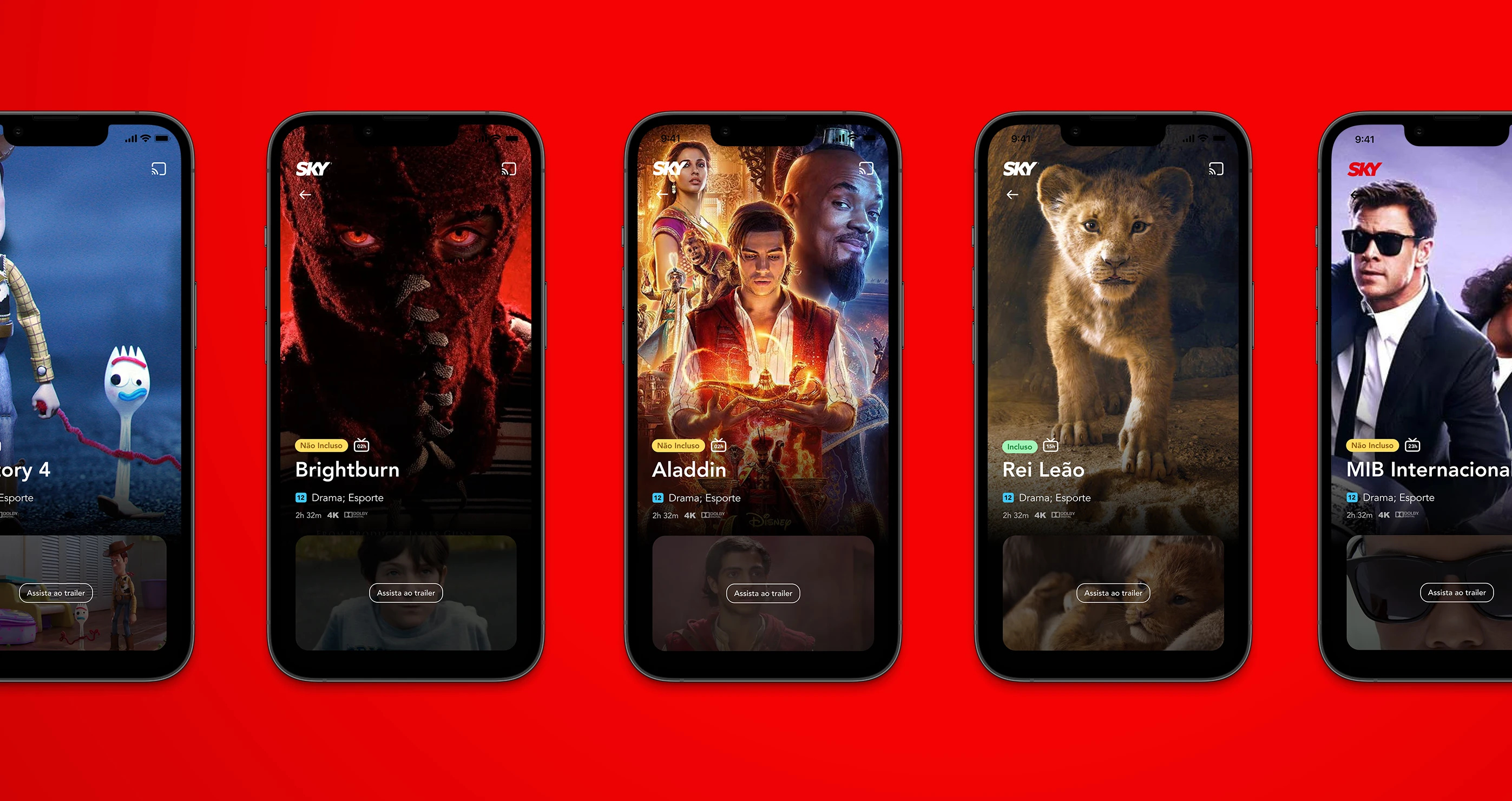 Cable TV guide - SKY app app branding design graphic design mobile ui ux