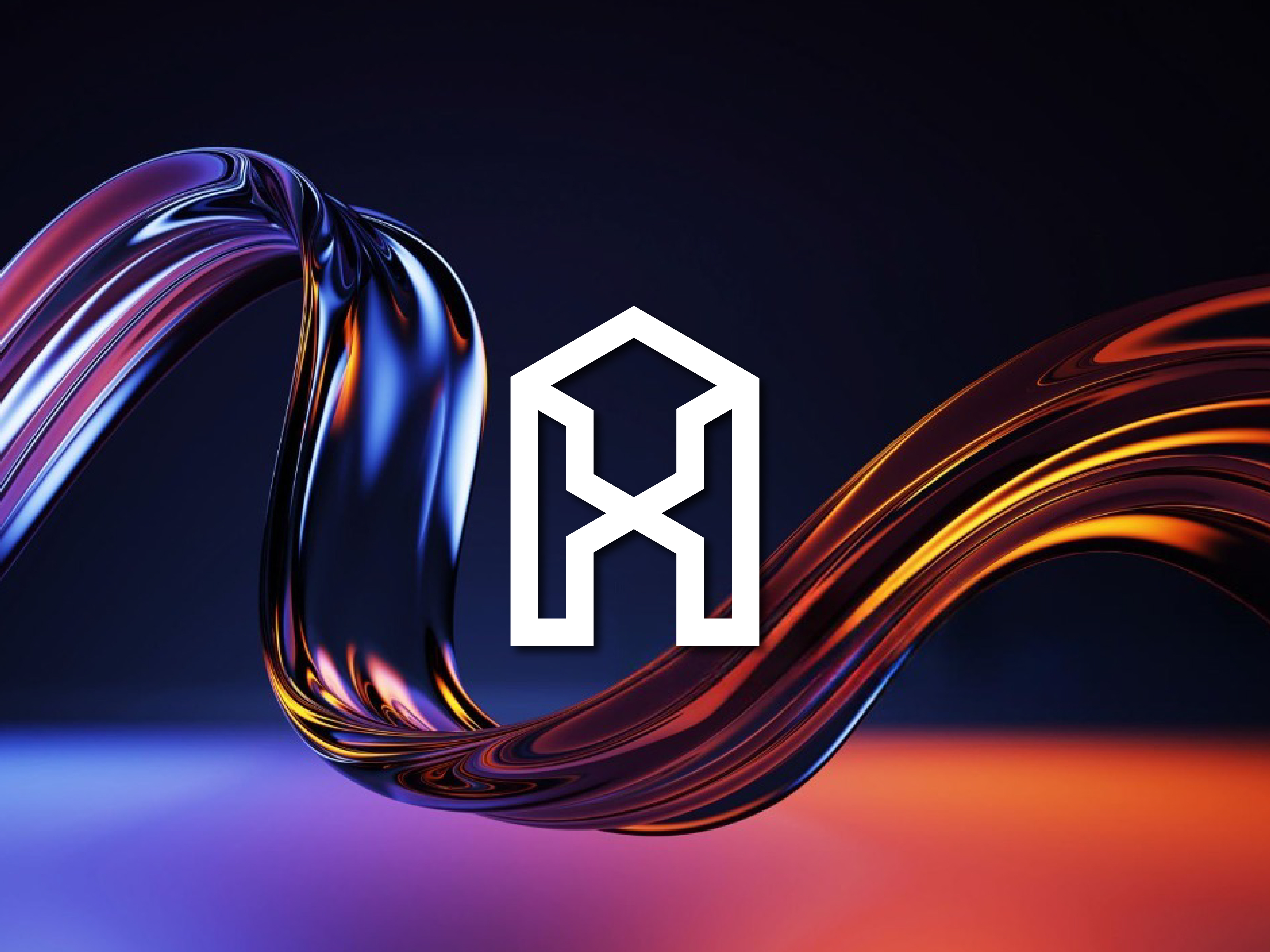 Letter H Logomark 3d agency logo branding combination logo creative letter design graphic design h logo illustration letter h letter logo logo startup logo typography vector