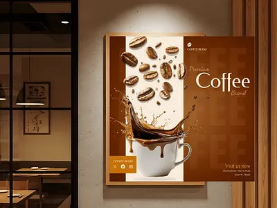 Coffee Shop advertisement advertisement brand identity branding branding ideas coffee shop mohali ui ux