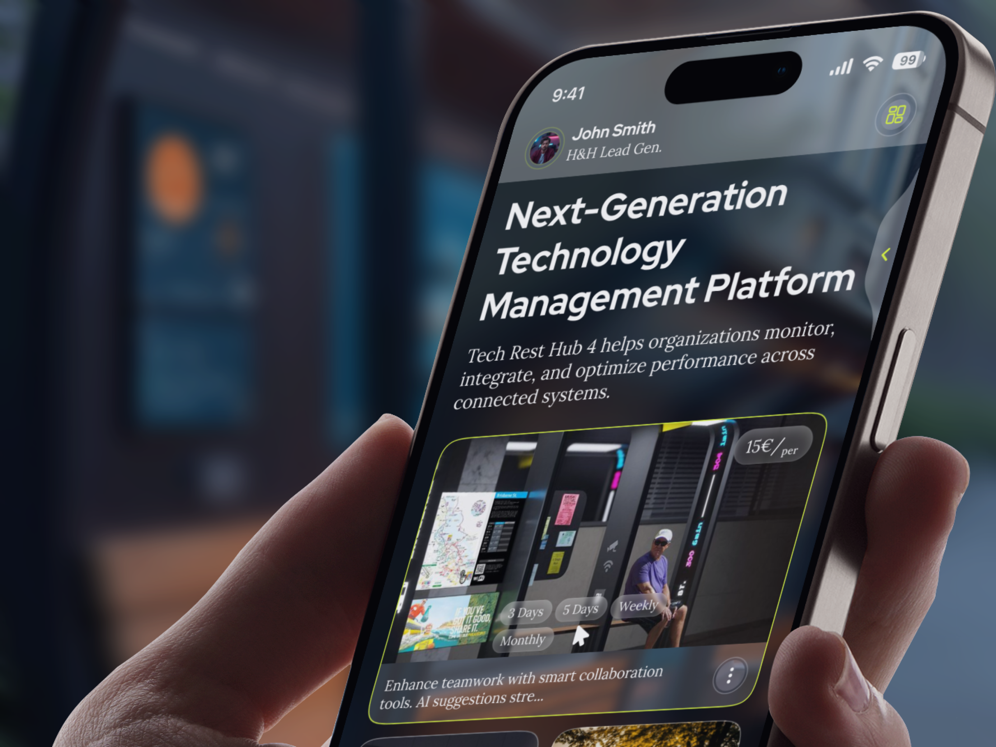 Smart Tech Rest Hub 4 ai app design branding dashboard design design future tech graphic design illustration industrial design logo mobile app product design smart city smart infrastructure smart tech hub smart tech rest hub systemdesign tapas das ui urban design