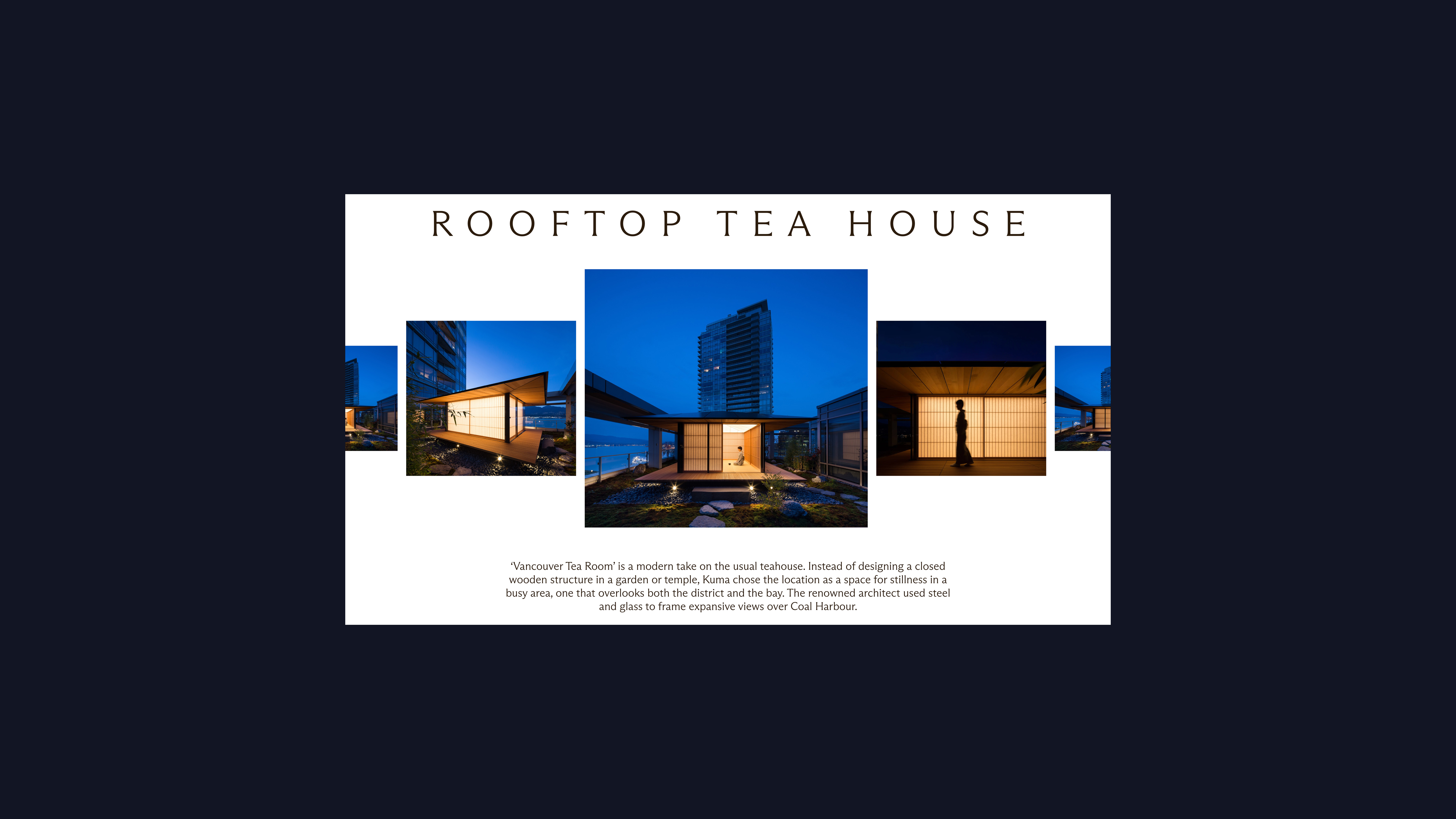 Rooftop Tea House - Concept Identity & Layout branding design editorial layout design graphic design identity layout logo typo typography ui vector web design