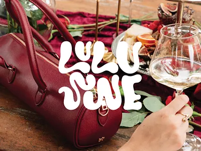 Lulu Vine branding & packaging design branding custom lettering graphic design hand lettering illustration logo packaging surface pattern