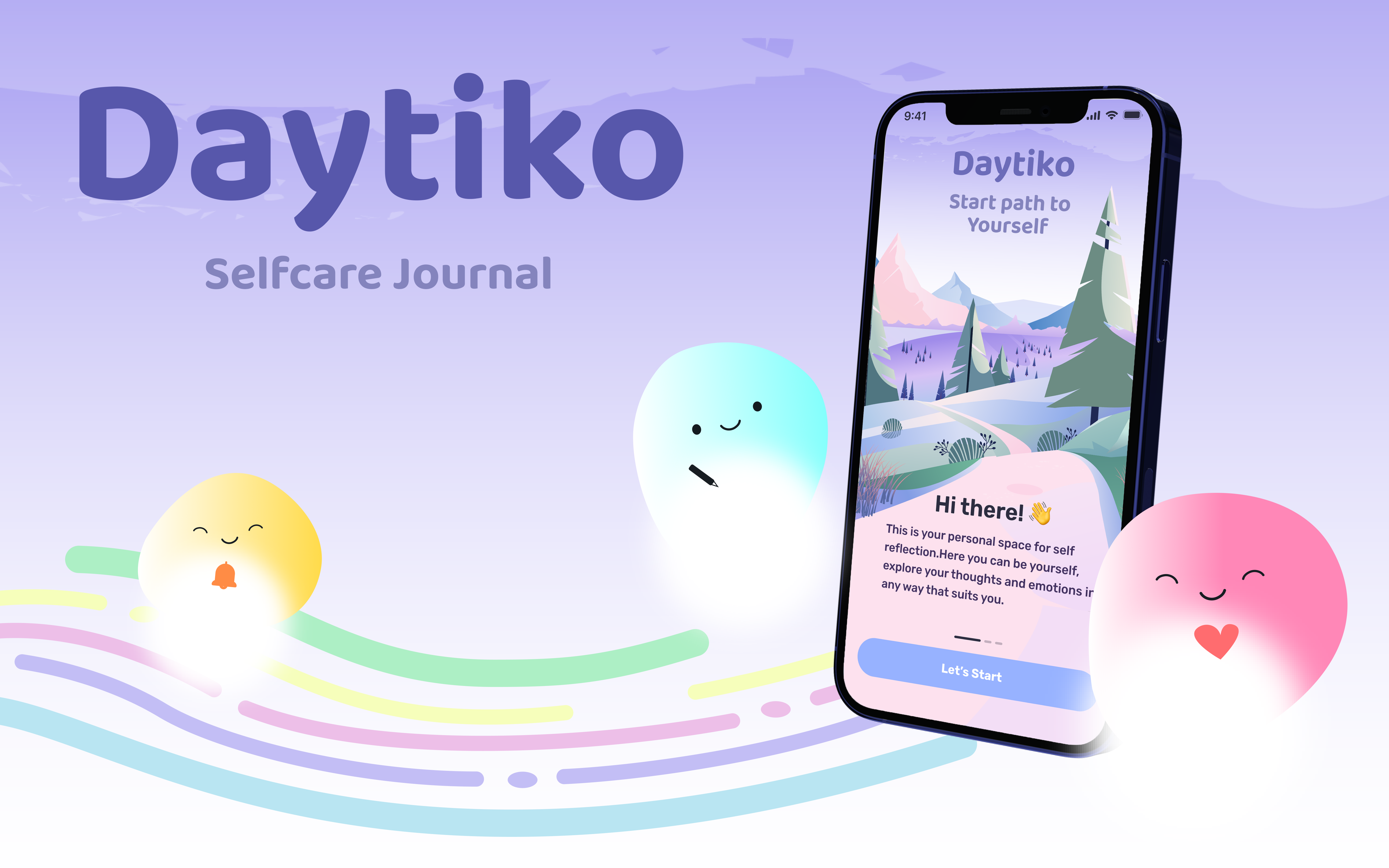 Onboarding design and Illustrations app branding cute design graphic design illustration illustration art journal mobile app onboarding ui vector